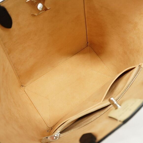 Louis Vuitton Tote Bag Lock Me Cover Noir Crème - Picture 5 of 7